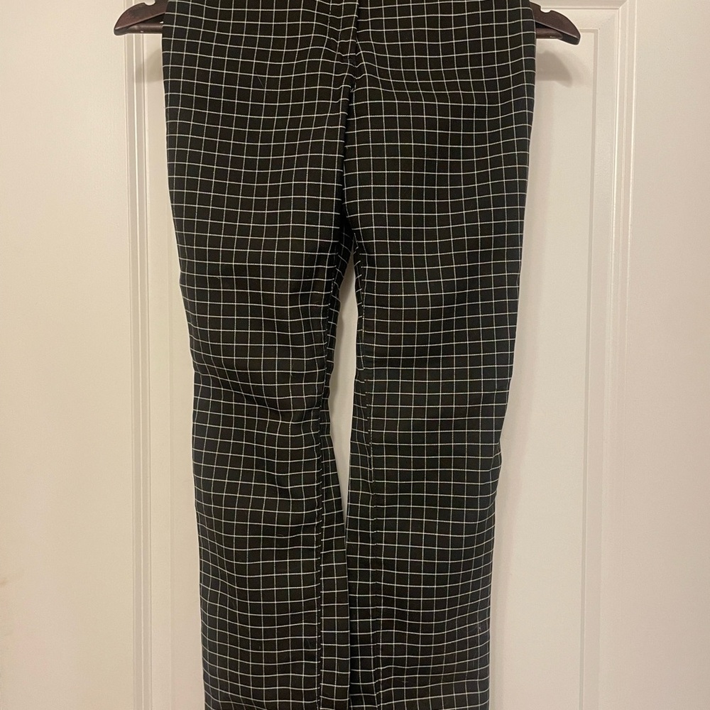 Black Checkered Pants